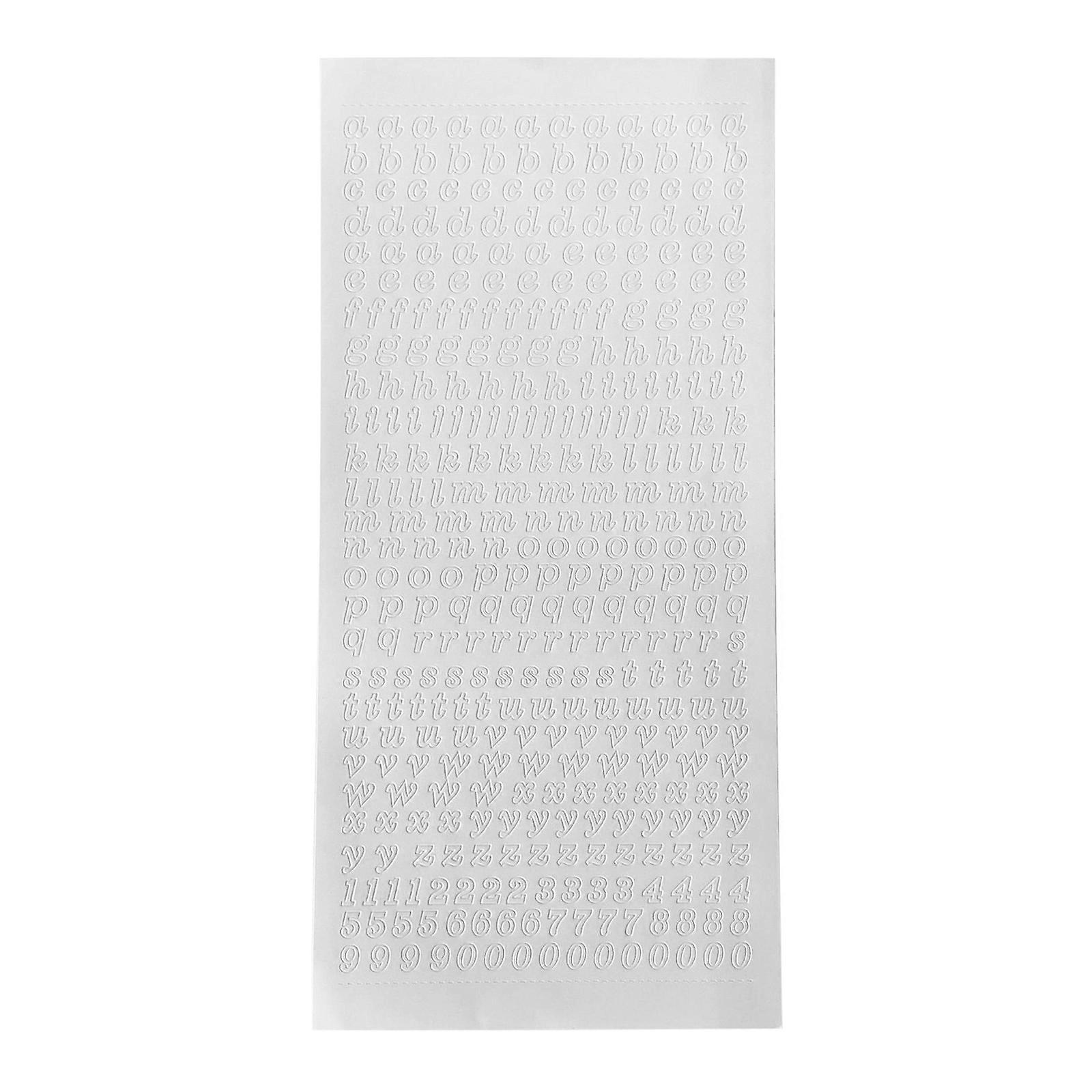 1pcs DIY Album Hand Account Sticker Alphanumeric