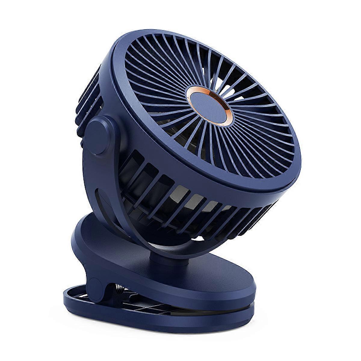 USB Rechargeable Clip Fan Portable Silent Desktop Fan 720 Rotated for Indoor Outdoor Office Travel