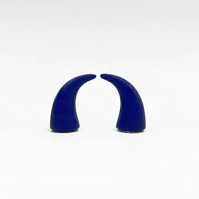 Automobile dashboard decoration Cow horn paste electric vehicle round lamp Devil Cow horn motorcycle helmet decoration horn
