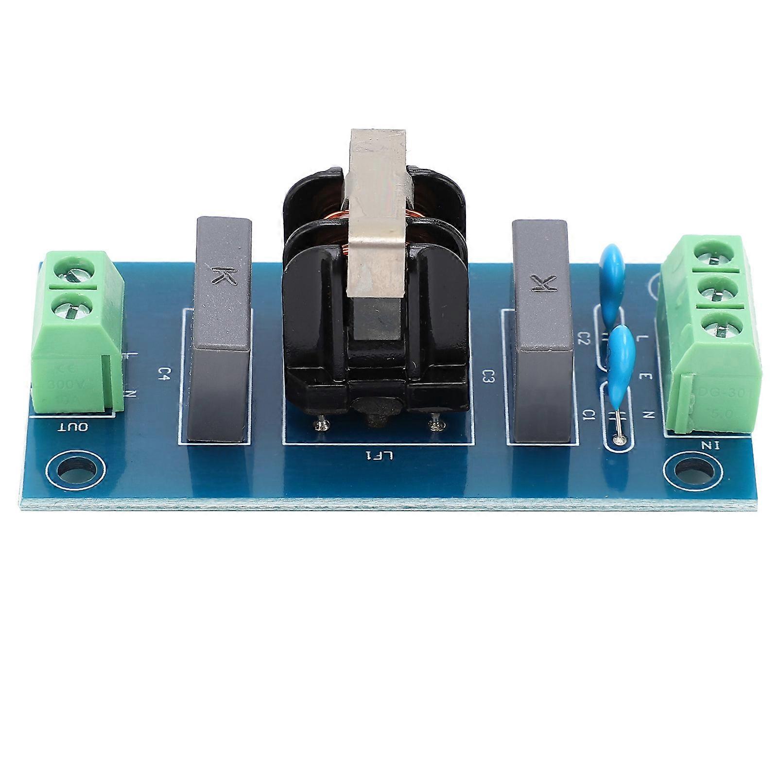 EMI Filter Module Board PCB Wave Sound Enhancement Rotary Crimping Terminal AC 220V