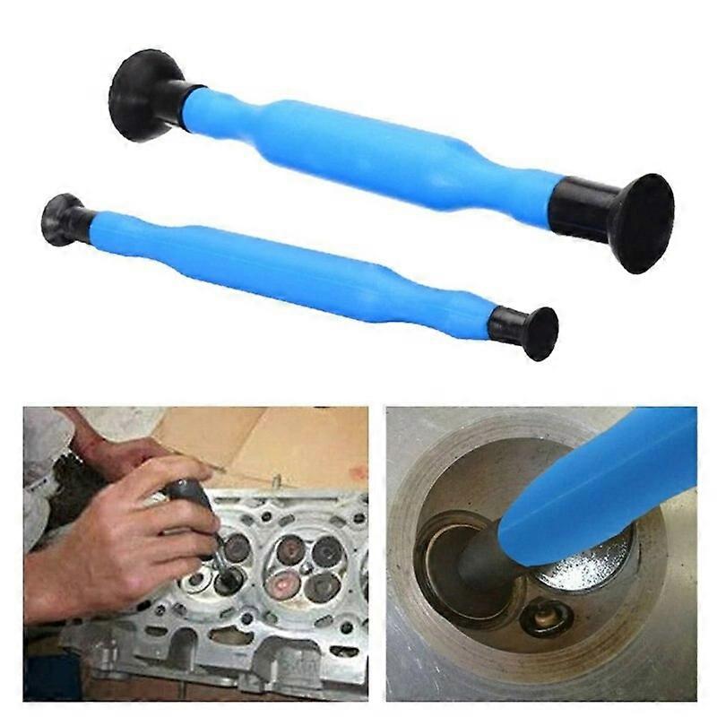 NEW 2 Pcs Valve Lapping Sticks Plastic Grip with Suction Cup for Auto Motorcycle Cylinder Engine Valves dust Grinding tool Motorcycle Knee & Shin Gua