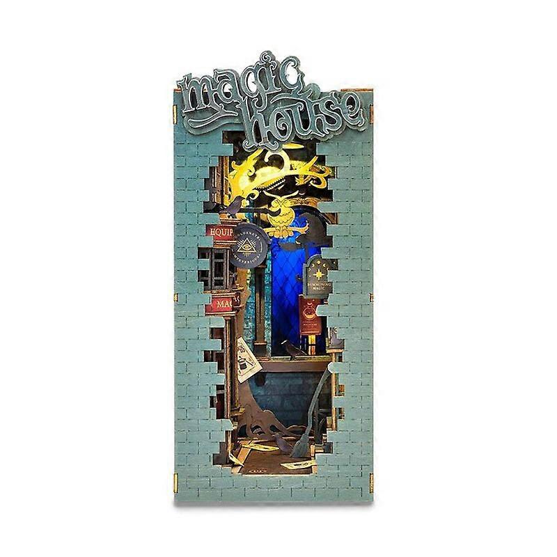Rolife Book Nooks Series Stories in Books 4 Kinds DIY Wooden Miniature House Furniture Sakura Densya TGB01 Dropshipping