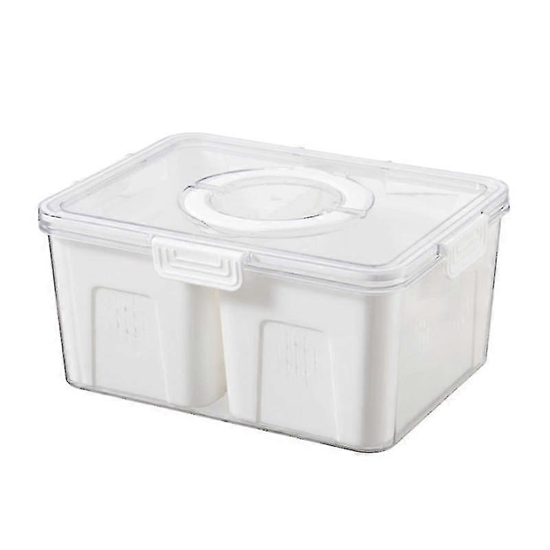 Utility Frid Izer With Lid 2/4 Grid Draining Crisper