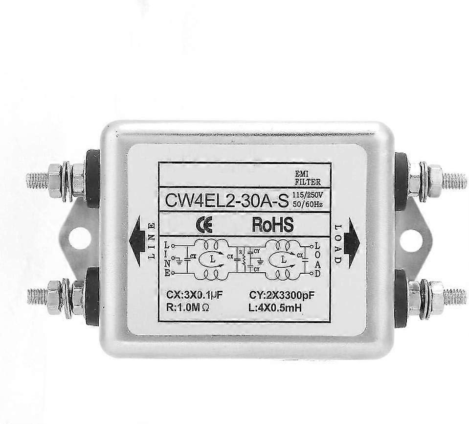 EMI power supply CW4EL2-30A-S EMI filter Single phase 115V/250V 50/60Hz High power filter to suppress electromagnetic interference