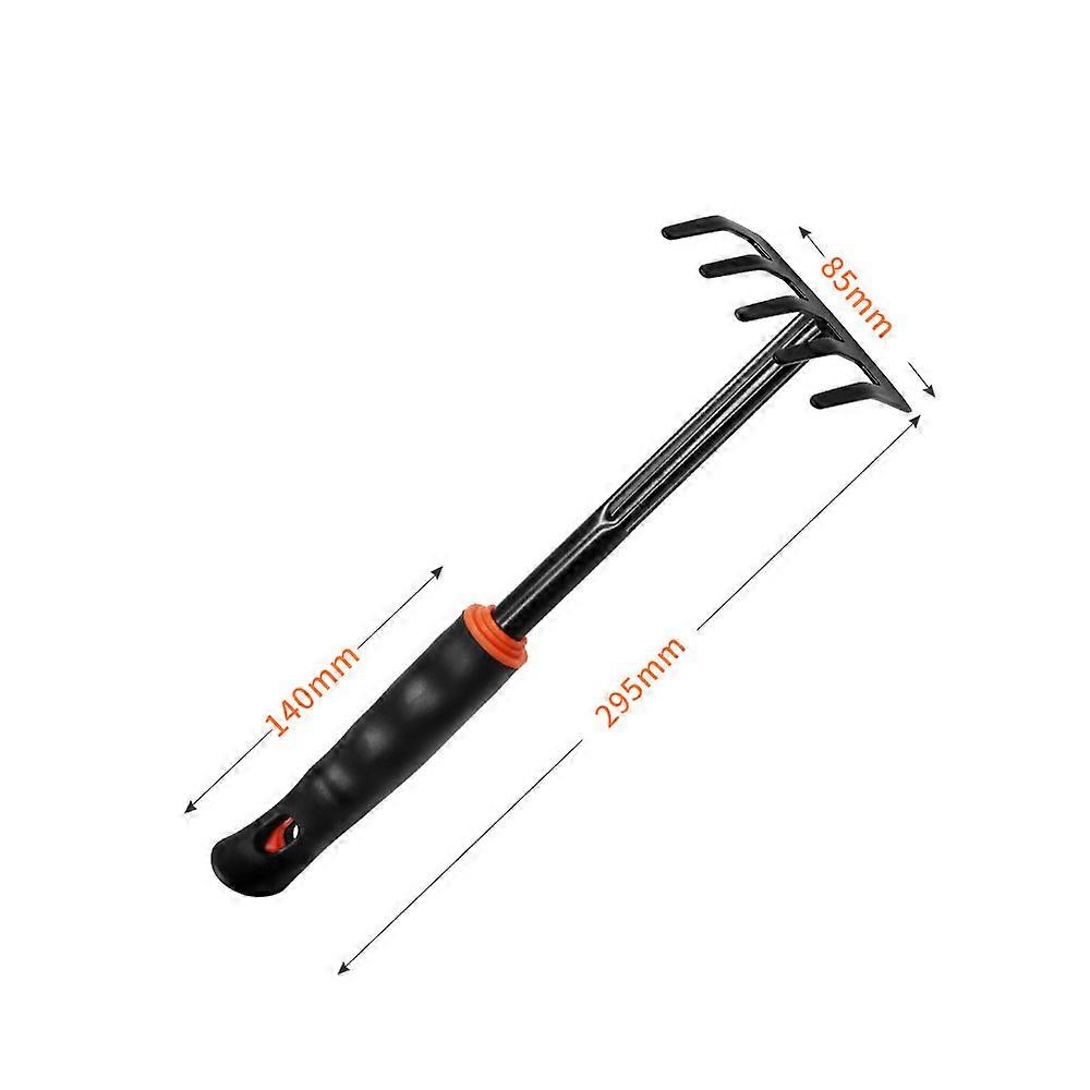 1PCS (black five-tooth pointed shovel) garden shovel for planting and transplanting, flexible use