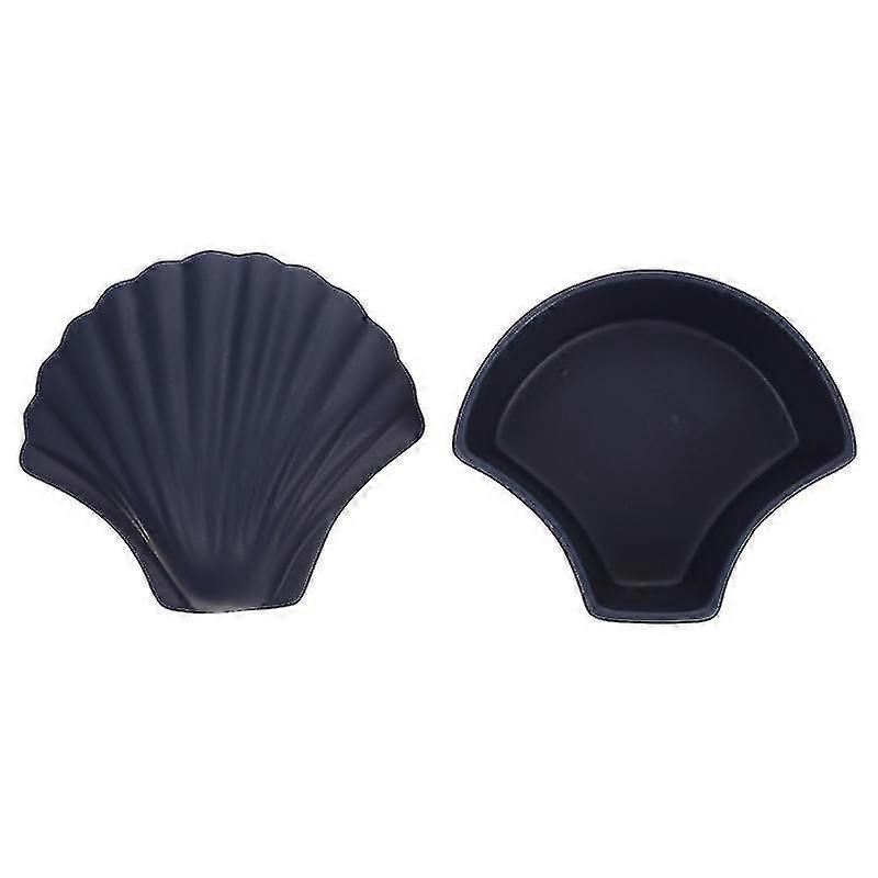 Blue Desk Organizer 1 Piece Shell Shape