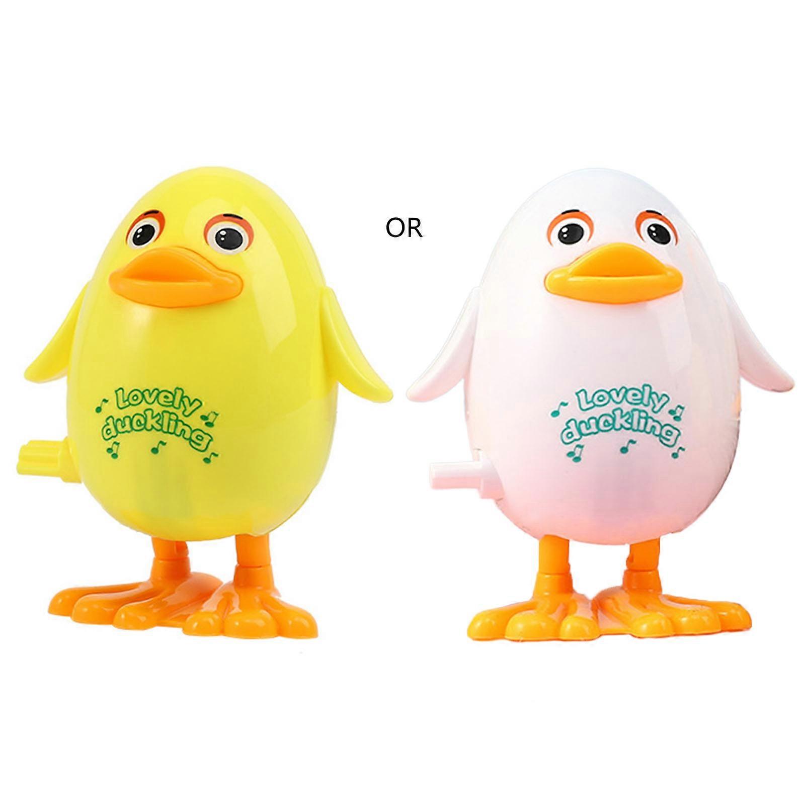 4in Clock Work Interactive Winding Up Toy Penguin for Preschool Hand Exercise