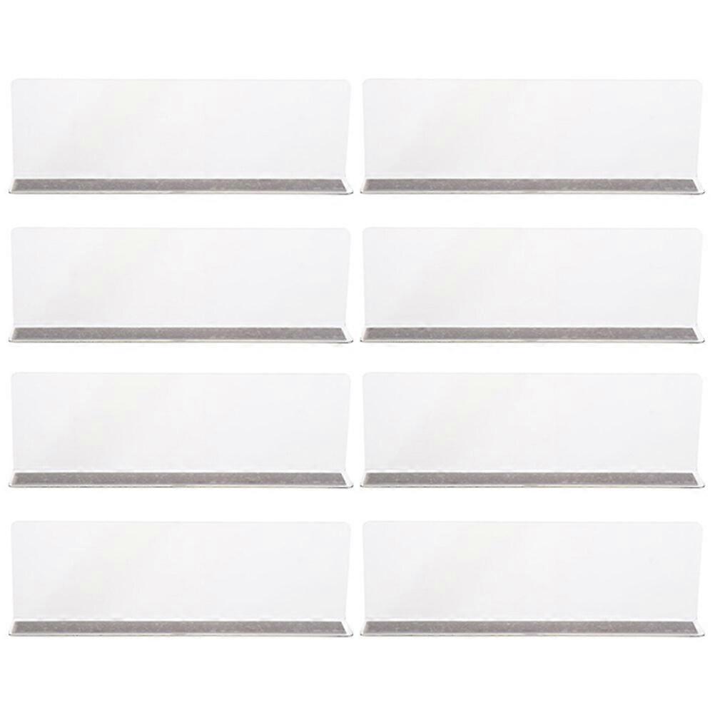 8pcs Shelf Dividers Magnetic Plastic Shelf Dividers L Shape Commodity Dividers