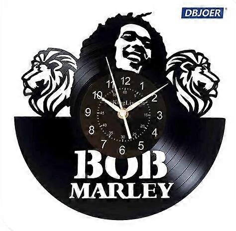 Bob Marley Vinyl Record Wall Clock Fan Art Handmade Decor Unique Decorative Vinyl Clock 12\
