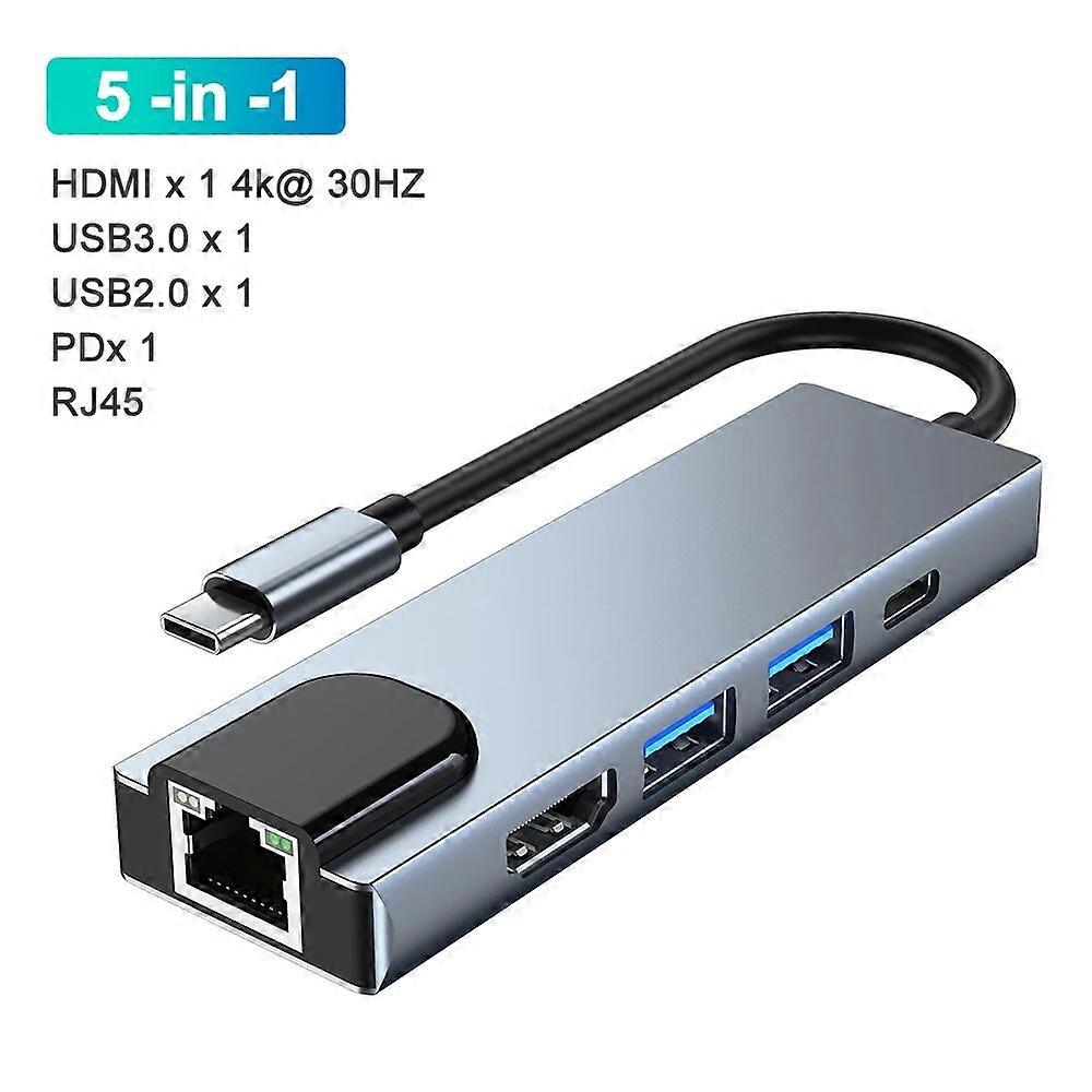 Usb c Hub 3 0 Type-c Splitter To Usb Adapter Hdmi VGA Card Reader Usb Multiple Ports Dock Station Usb For Macbook Pro Laptop
