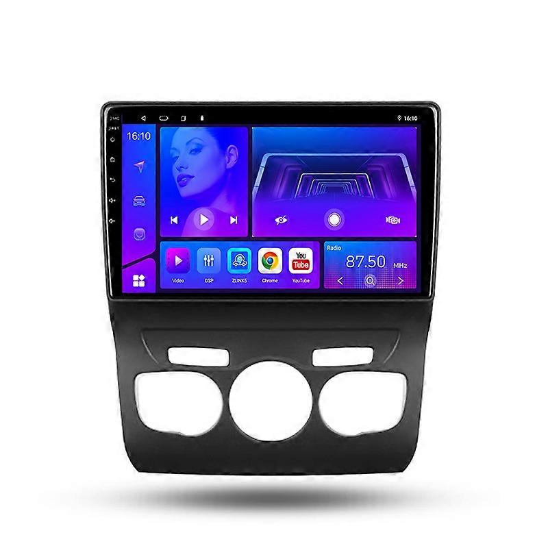 2 Din For Citroen C4 2 B7 2013 - 2016 Carplay 4G WIFI Android Auto Car Radio Player Stereo Car Multimedia Video player GPS Navigation DSP RDS