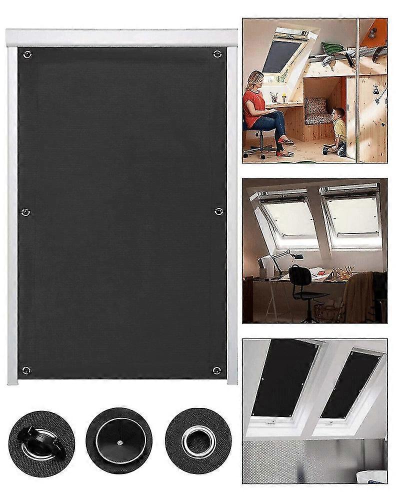 Upgrade Portable Blackout Curtain Travel Blackout Blind Blackout Cloth With 7 Suction Cups 57*100cm/22.44*39.37inch