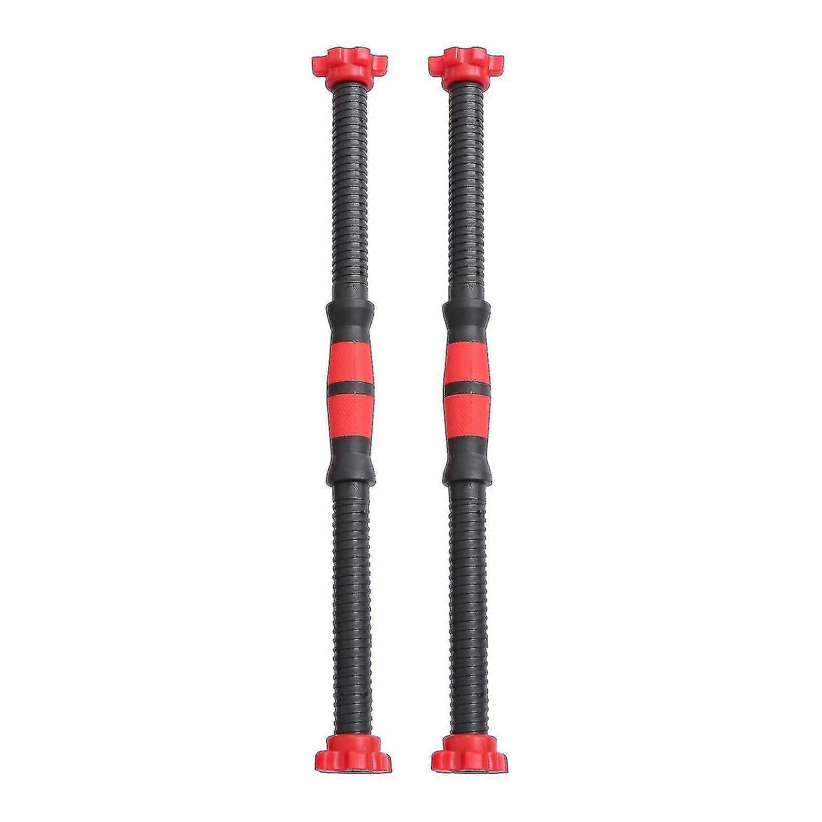 2pcs 50cm Dumbbell Bars Dumbbell Handles Weight Lifting Spinlock Collar Set With 4pcs Nuts For Gym Barbells Dumbbell Bars Strength Training (random Co