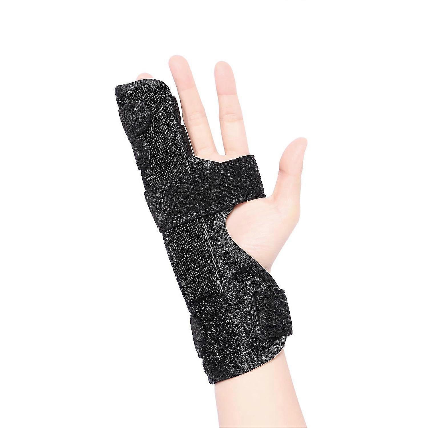 Finger Splint,Boxer Fracture Splint,Metacarpal Splint for 4th or 5th Finger,Finger Splint for Broken Finger,Trigger Finger,Arthritis and Tendonitis,Fi