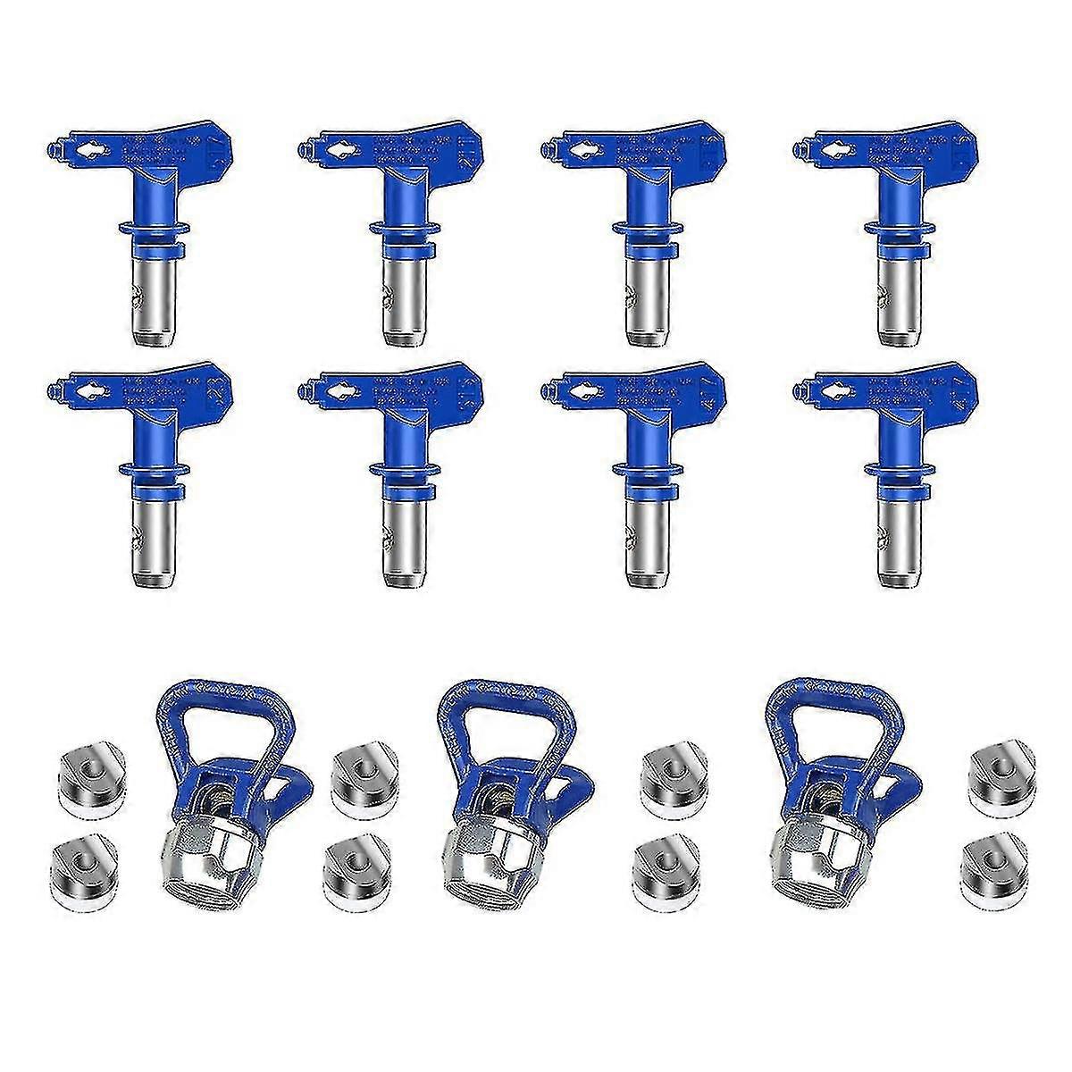 8pcs Airless Paint Nozzles Set Reversible Spray Tips Airless Paint Sprayer Nozzle Tips Airless - XC