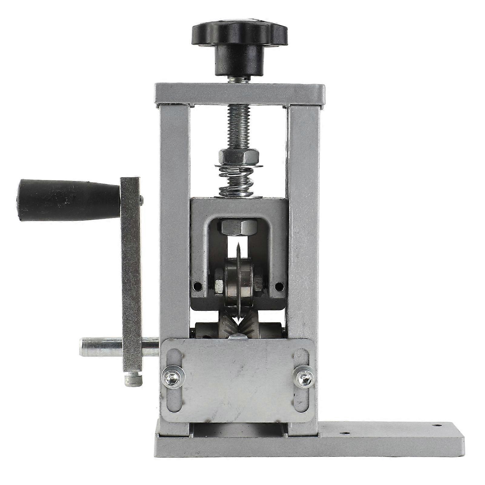 Manual Drill Powered Wire Stripper Machine Stripping with Hand Crank Aluminum Frame Wire Peeler