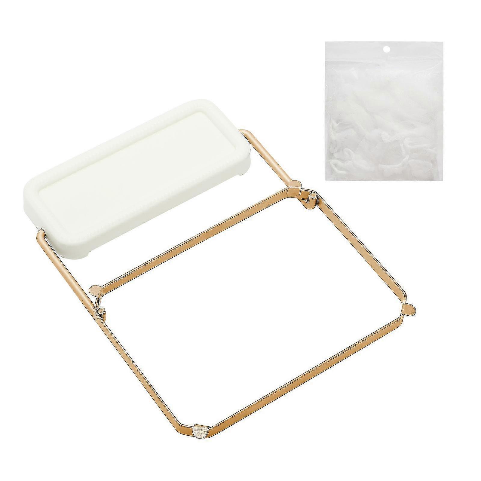 Eisen Filter Halter Reste-Spüle Sieb Tasche Mesh-Netz Küche Hängender Müllregal