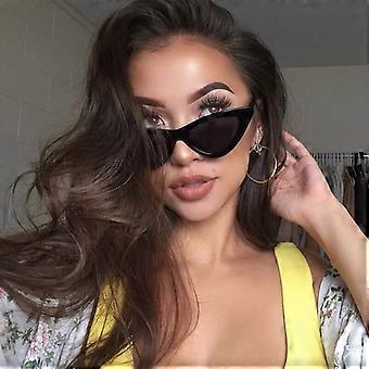 Lunettes De Soleil Femme KANASTAL - Forme Ronde Œil De Chat - Polarisées UV400 - Monture Rétro - Conduite/Voyage