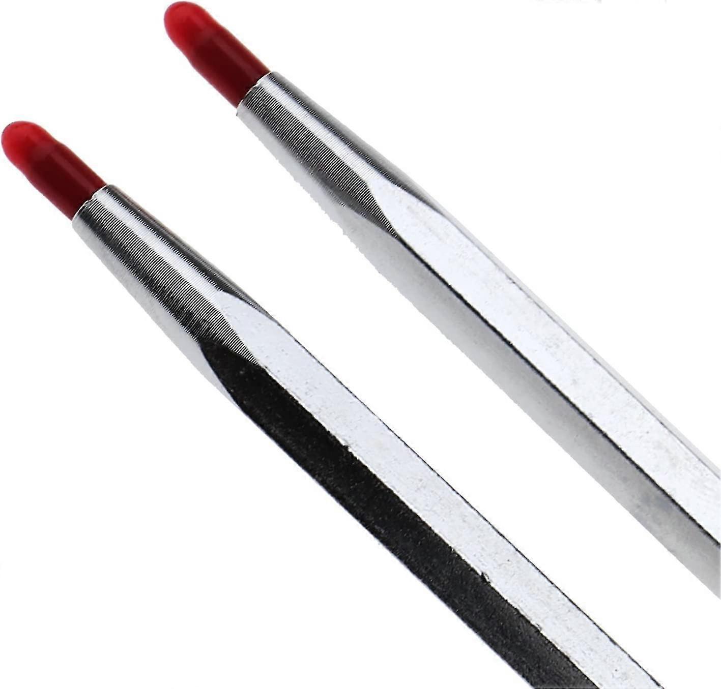 Tungsten Carbide Point Tip Scribing Pens Engineer Detail Scriber Craft Tool(2pcs, Silver)