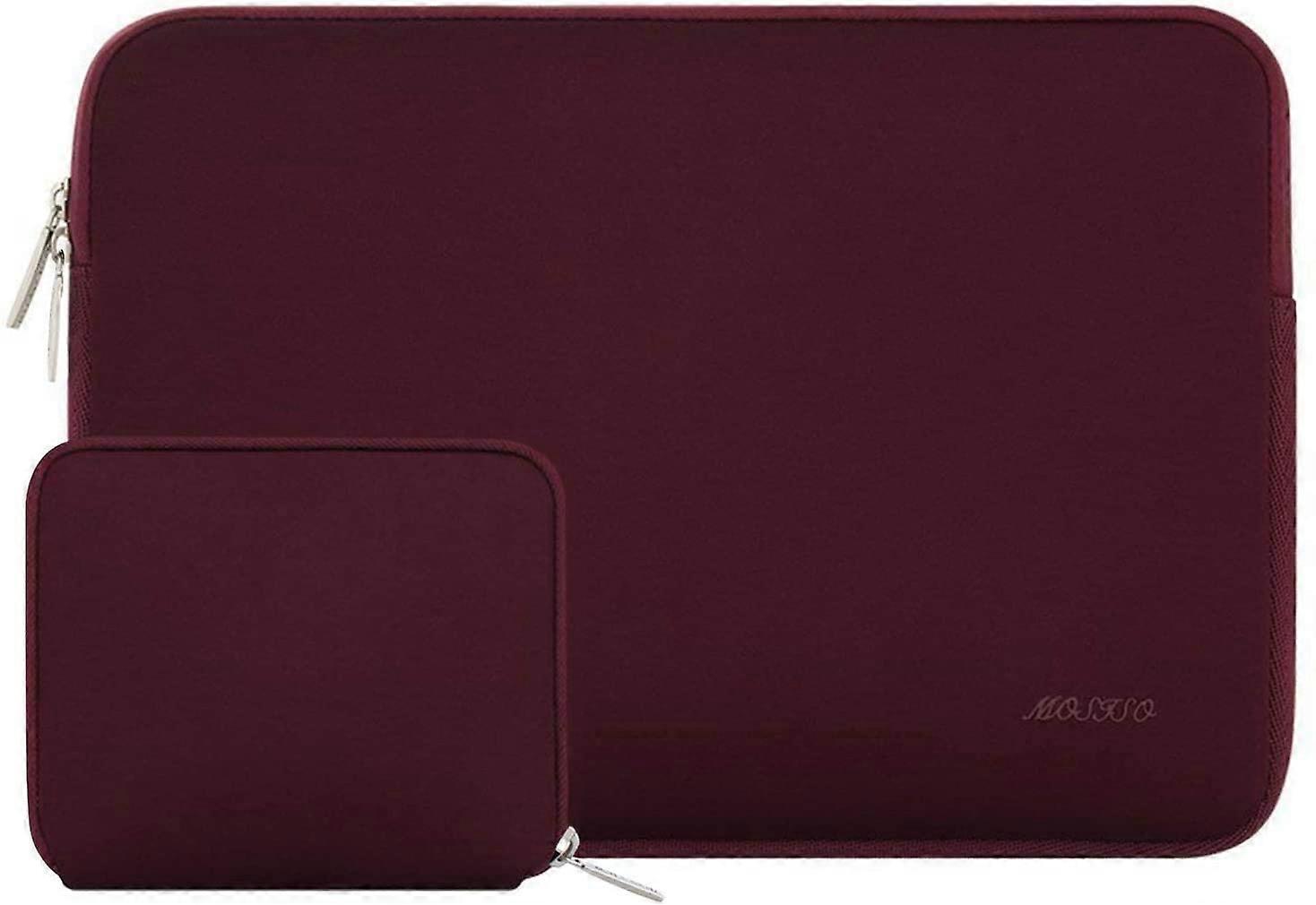 Wine Red15 Laptop Sleeve Compatível com MacBook Air/Pro Retina, Notebook de 13-13,3 polegadas, Compatível com MacBook Pro 14 polegadas 2022 2021 M1 Pro/M1 Max A