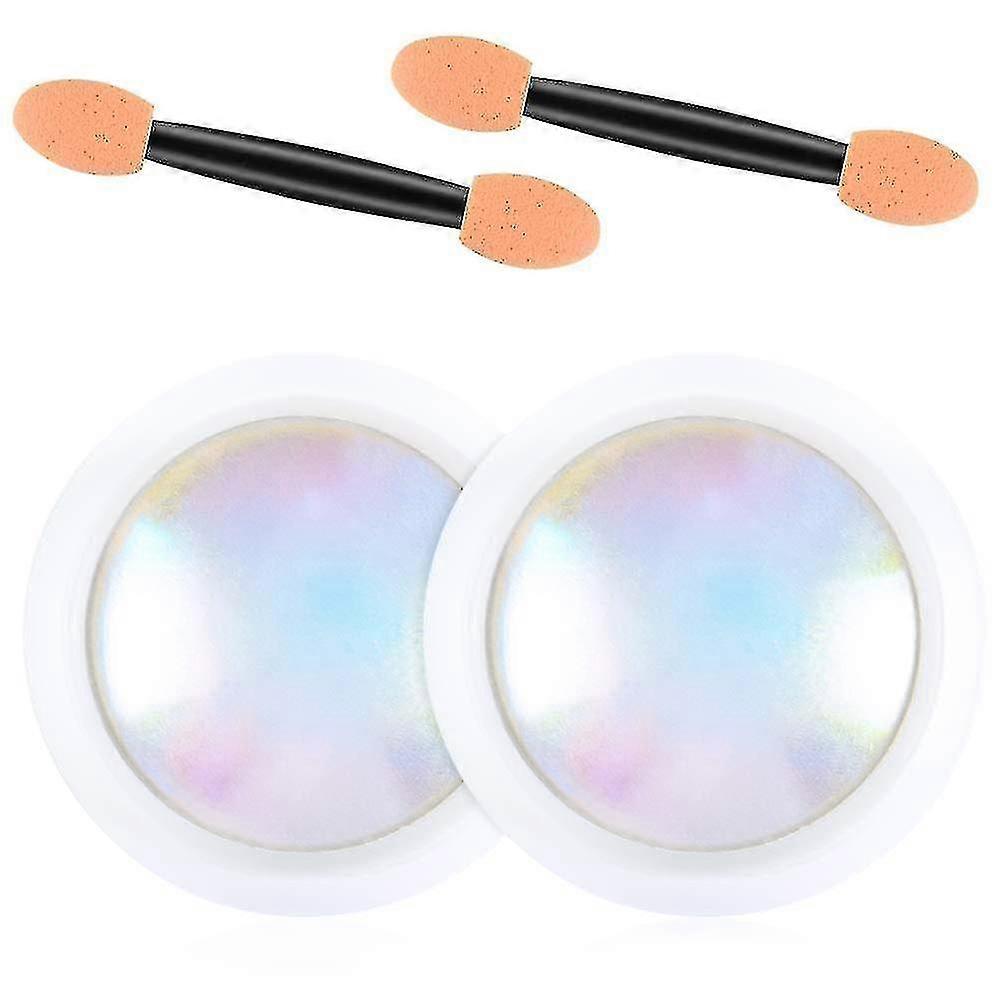 2pcs Chrome Mirror Effect Nail Powder Glitter