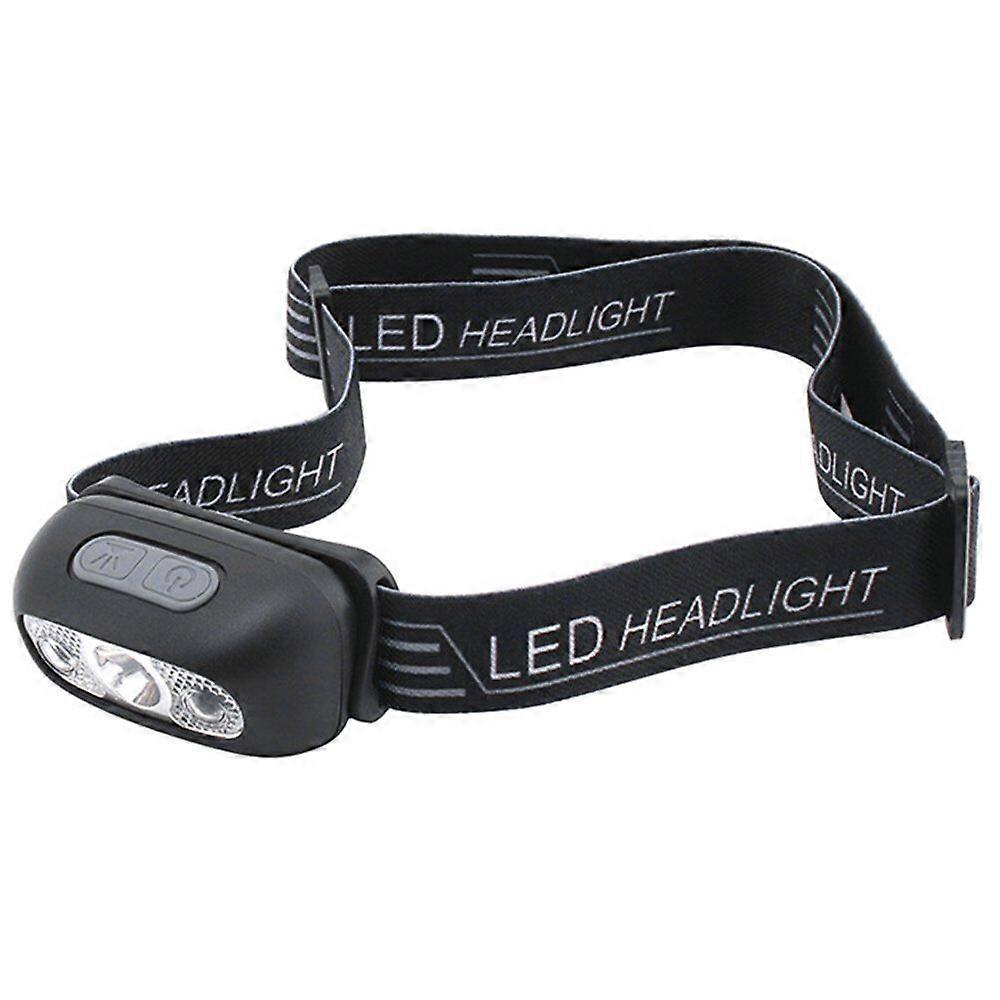 Super Bright Mini Headlamp Light Sensor LED Rechargeable Flashlight Waterproof