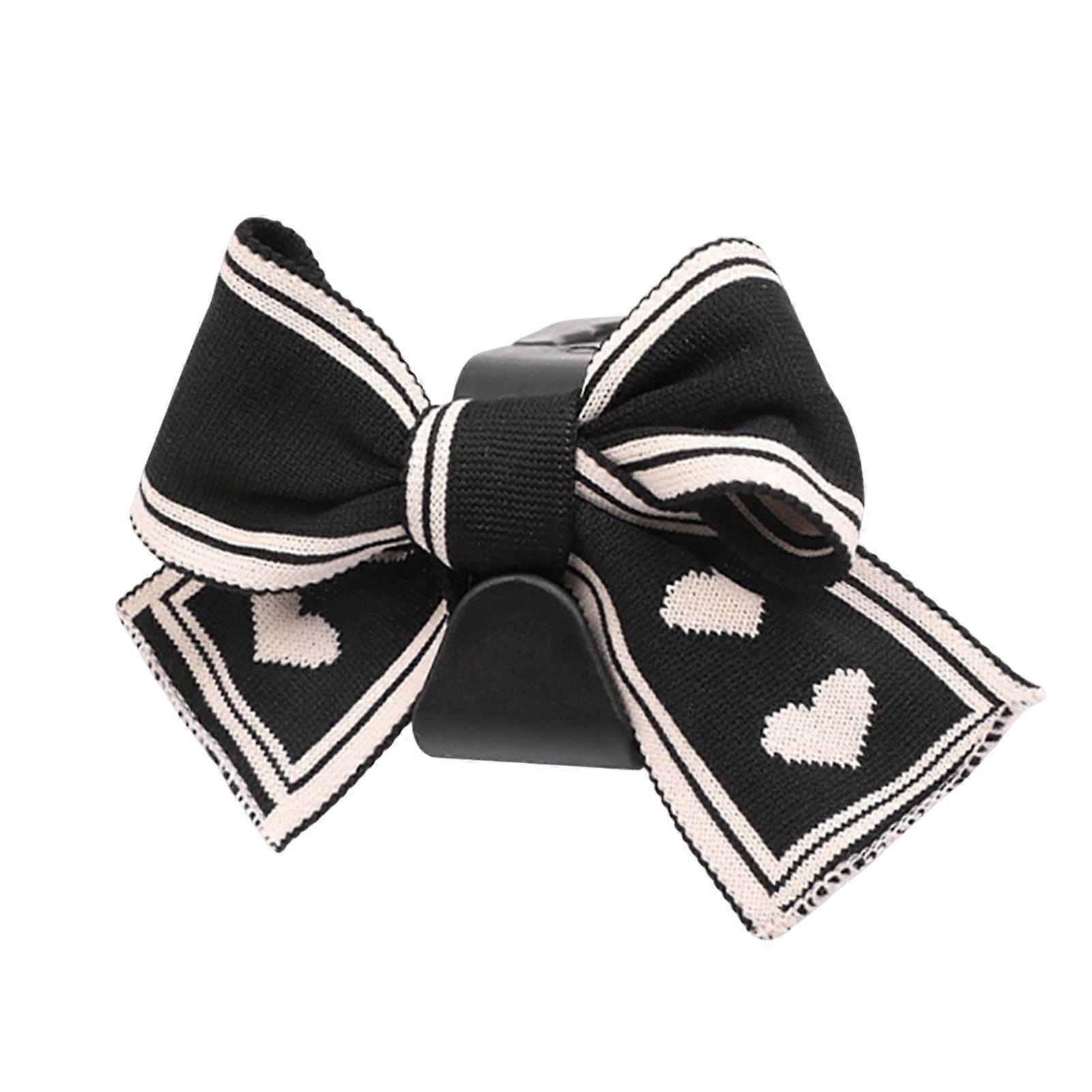 1/2Pcs Car Headrest Hooks Purse Bag Hangers Universal Easy Installation Cute Bow Design Storage Hooks Auto Interior Decor