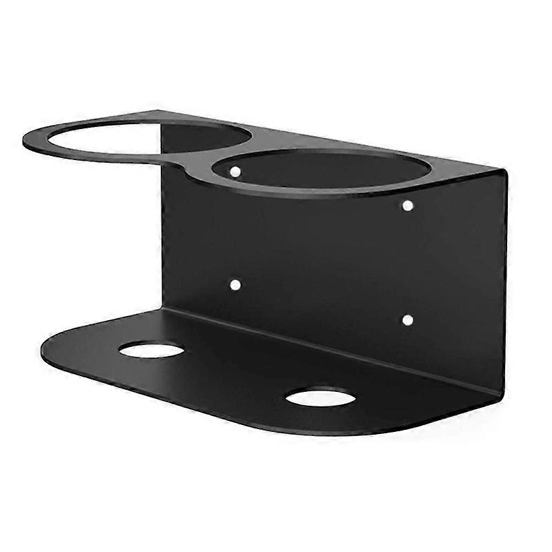 حامل زجاجة لجميع الأغراض سهل التركيب على الحائط - الأجهزة متضمنة ثقب مزدوج من الصلب المطلي بالمسحوق شديد التحمل