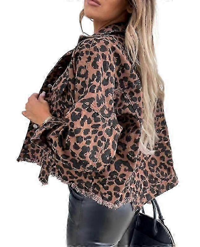 Luna Leopard Button-Up Jacket