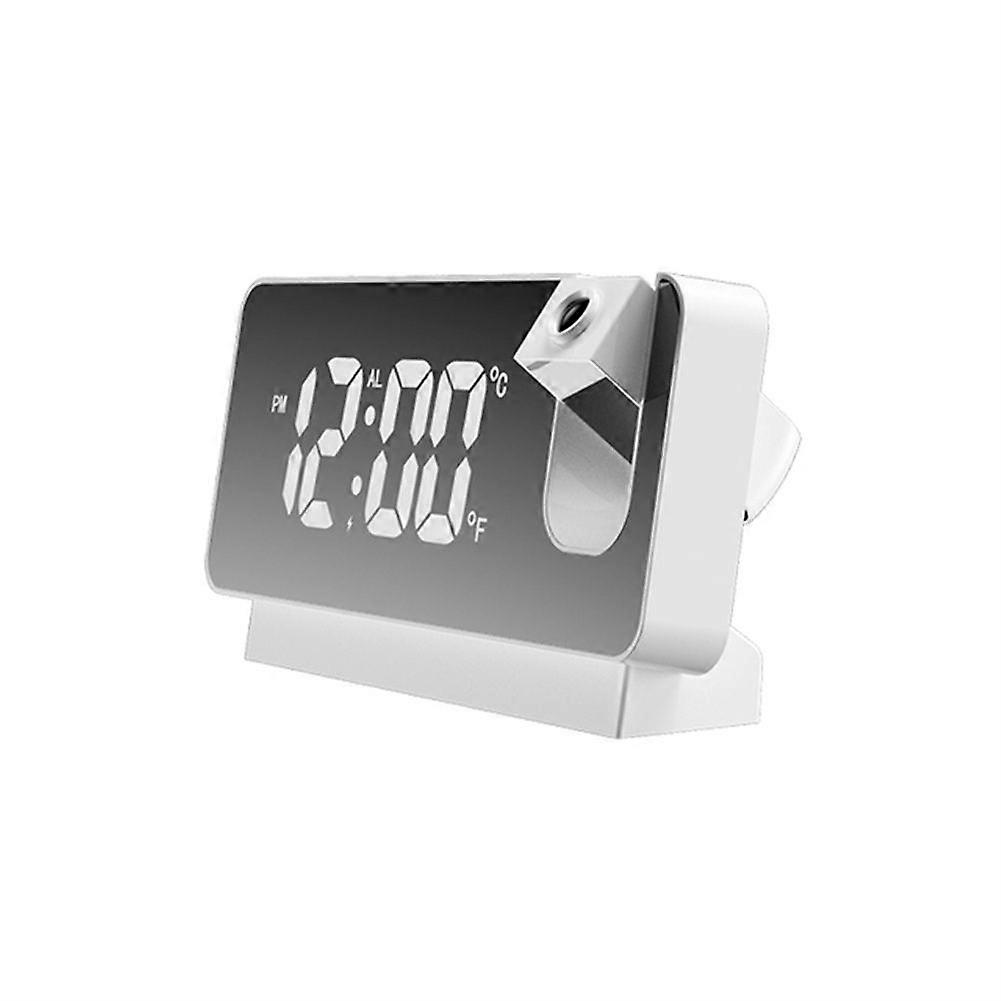 Smart Alarm Clock LED Digital Projection Temperature Time Projector LCD Display