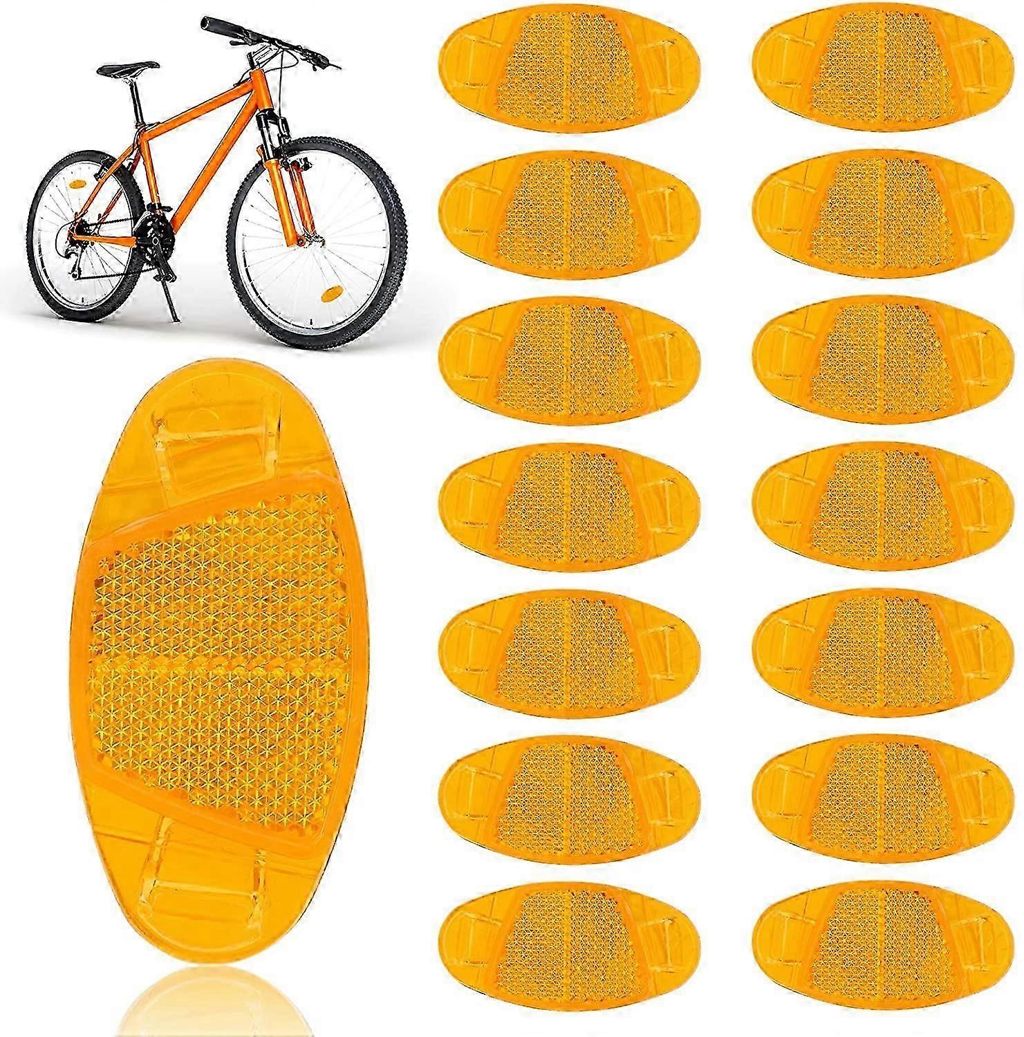 15-piece bicycle spoke reflector set, cat eye reflectors, bicycle bicycle warning light