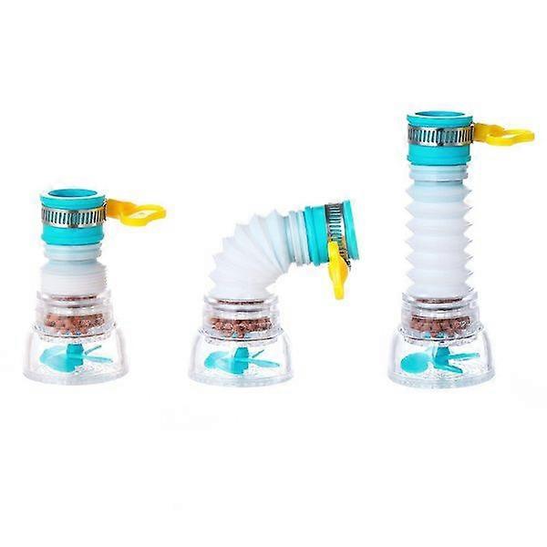 New home kitchen retractable rotating faucet filter filter shower 3 pieces