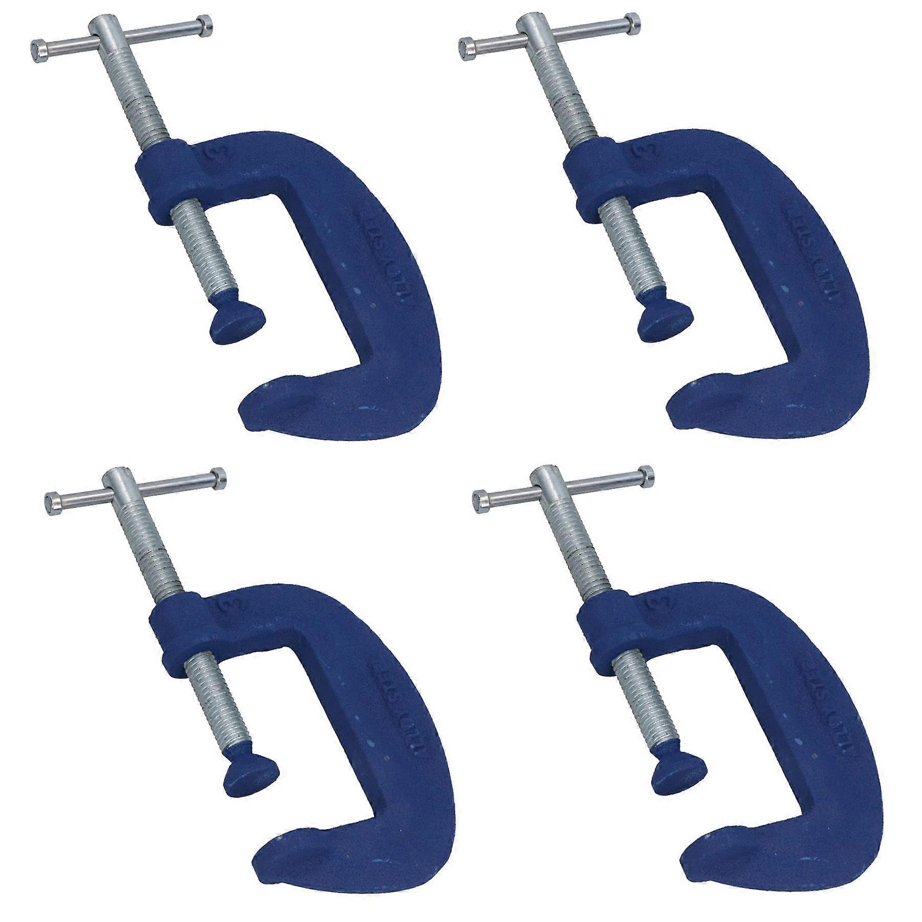 3" Heavy Duty G Clamp (4 Pack) C Grip  Holder Clasp Vice TE295