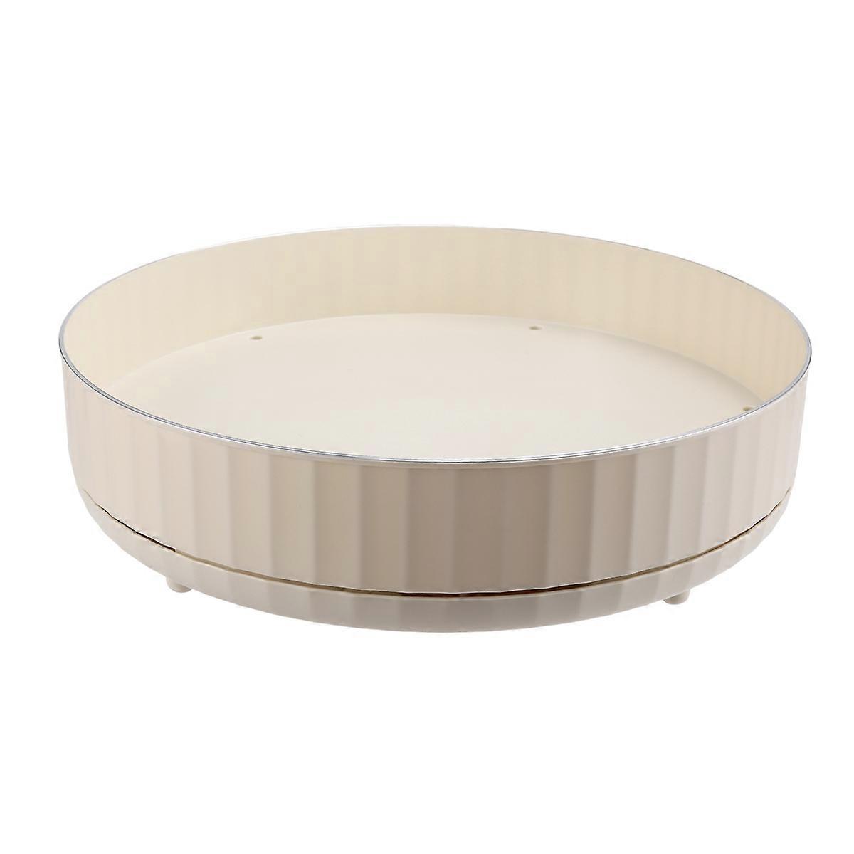 360 Rotating Spice Organizer Single Layer Spice Tray Round Rotating Spice Rack B