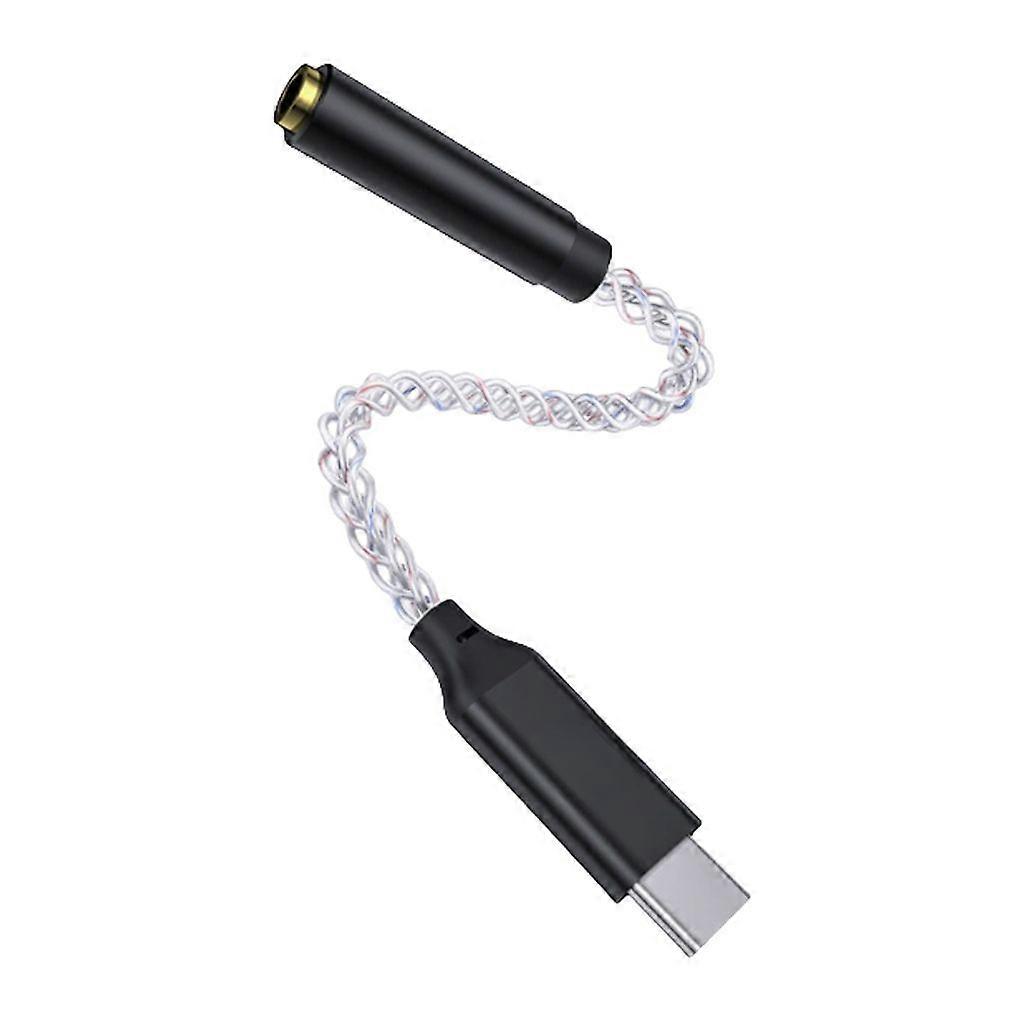 Type C to 3.5mm Sound Converters Adapter for Crisps and Clear Music Playback