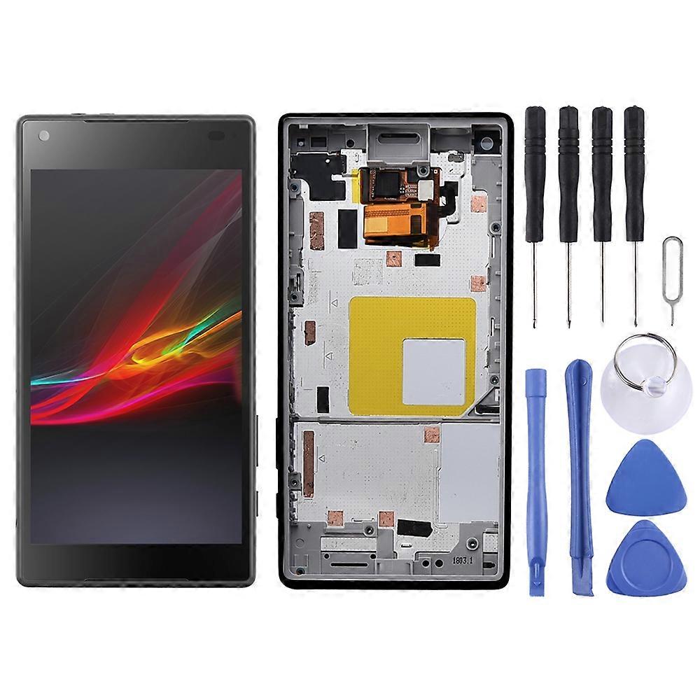 OEM LCD Screen for Sony Xperia Z5 Compact / E5803 / E5823 / Z5 mini Digitizer Full Assembly with Frame