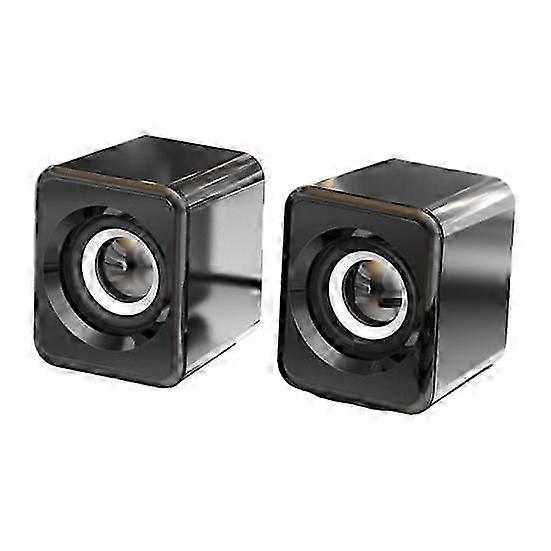1 Pair Computer Speaker Subwoofer USB Bluetooth-compatible Wired Portable Mini Speaker No Delay Stereo Sound Loudspeaker PC Computer Laptop Notebook