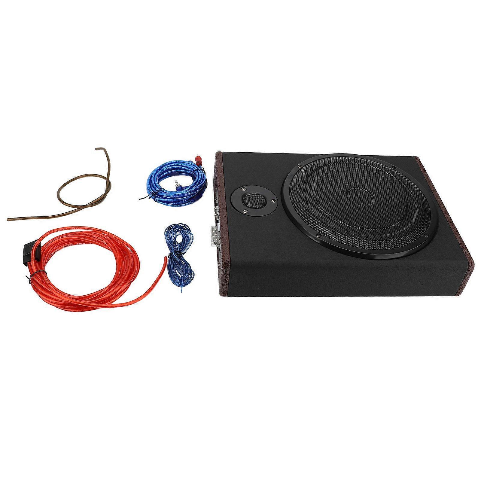 10 Inch Car Seat Speaker DC 12V Under Seat Powered Car Subwoofer Bluetooth Rich Sub Bass Speaker Kit for Vehicle MK6002