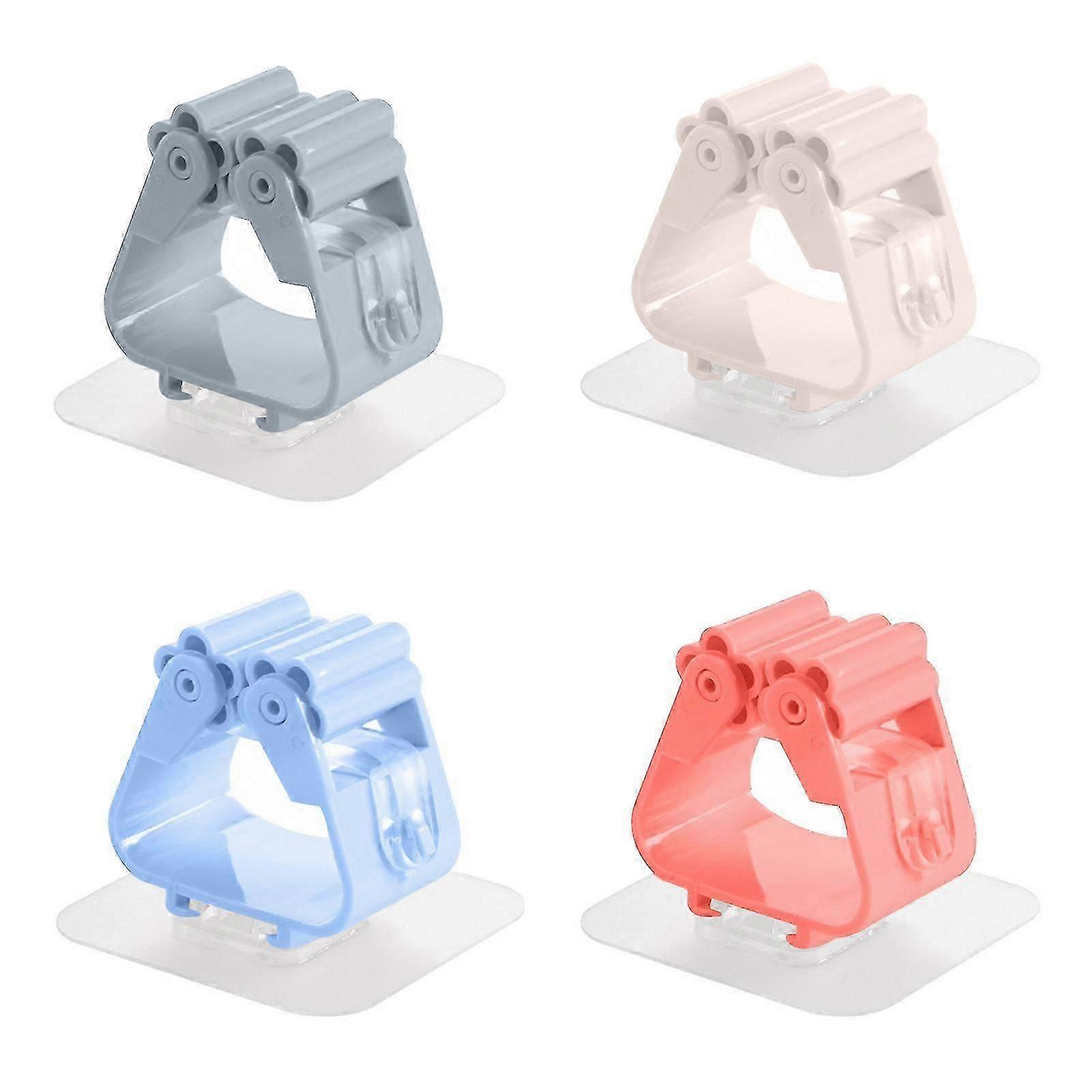 Wall Mounted Mop Organizer Holder Brush Mop Hanger Storage Rack Kitchen Tool