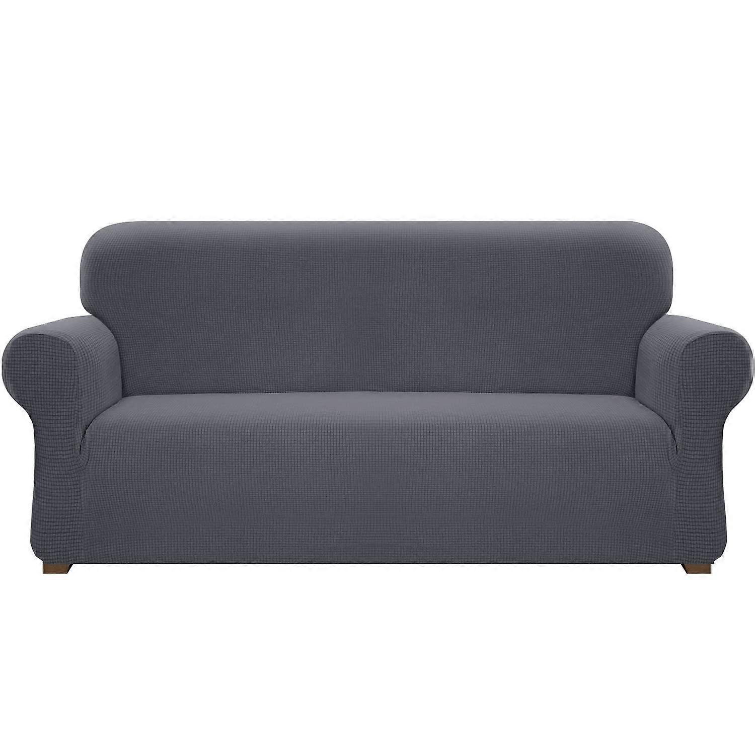 Premium sofa cover, soft and highly elastic, suitable for pet families, gray
