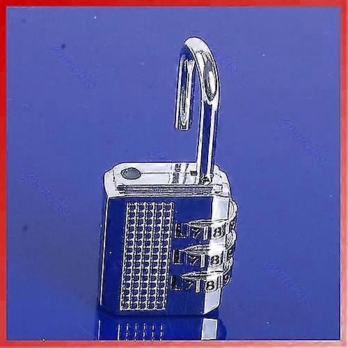 Mini 3 Digit Resettable 17d Combination Luggage Suitcase Lock Padlock