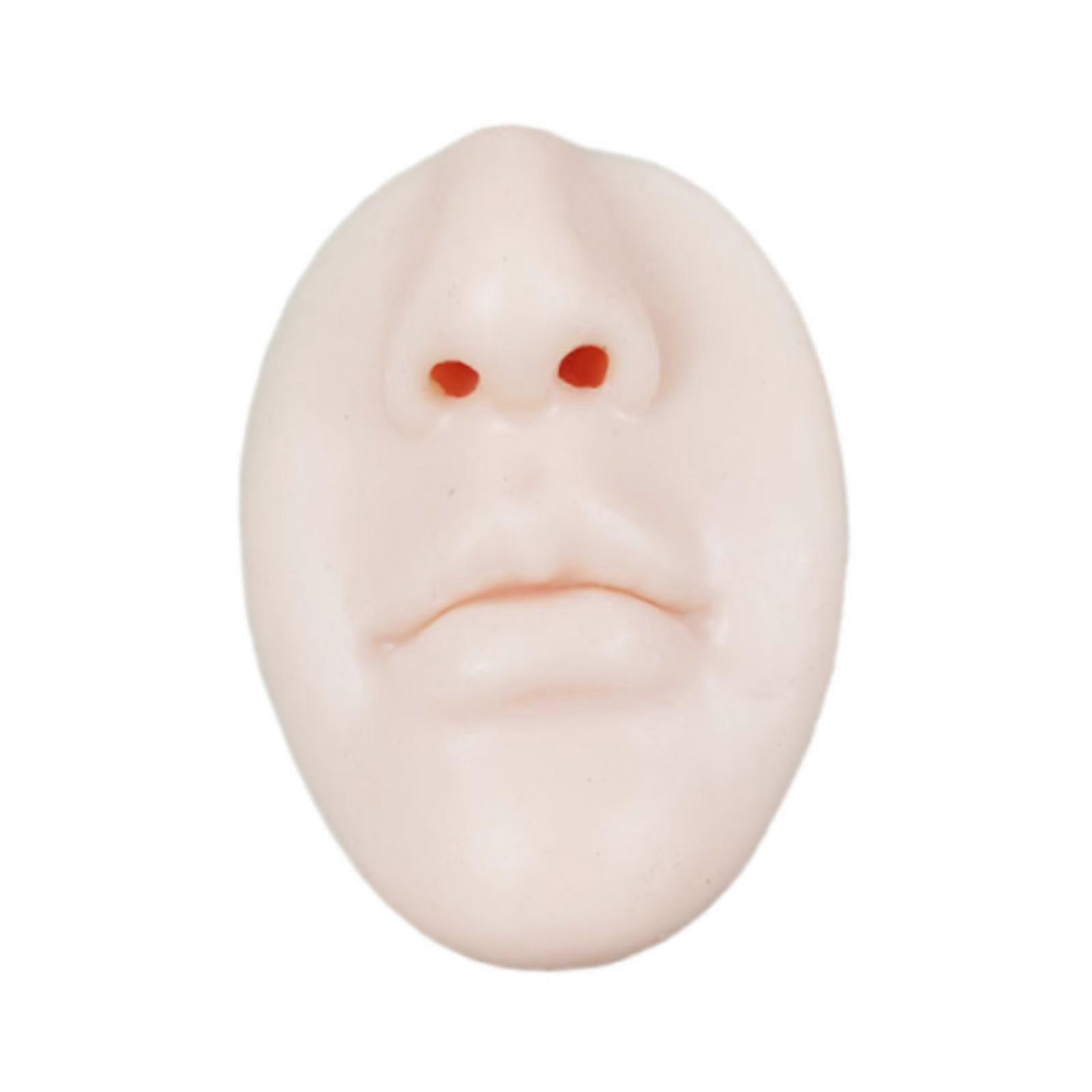 Silicone Nose Lip Model Body Part Display Soft Shop Flexible Fake Nose Lip for