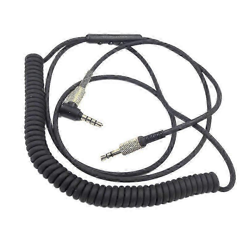 Spring Audio Cable Cord for Marshall Major II 2 Bluetooth Monitor Headphone