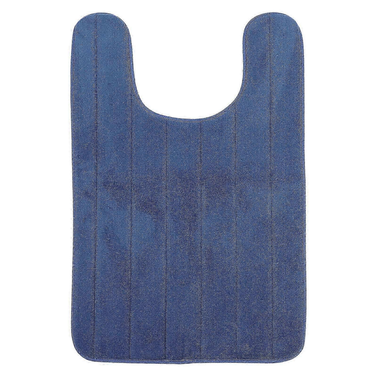 Simple U Shape Toilet Feet Cushion Bathroom Toilet Ground Mat Toilet Floor Pad