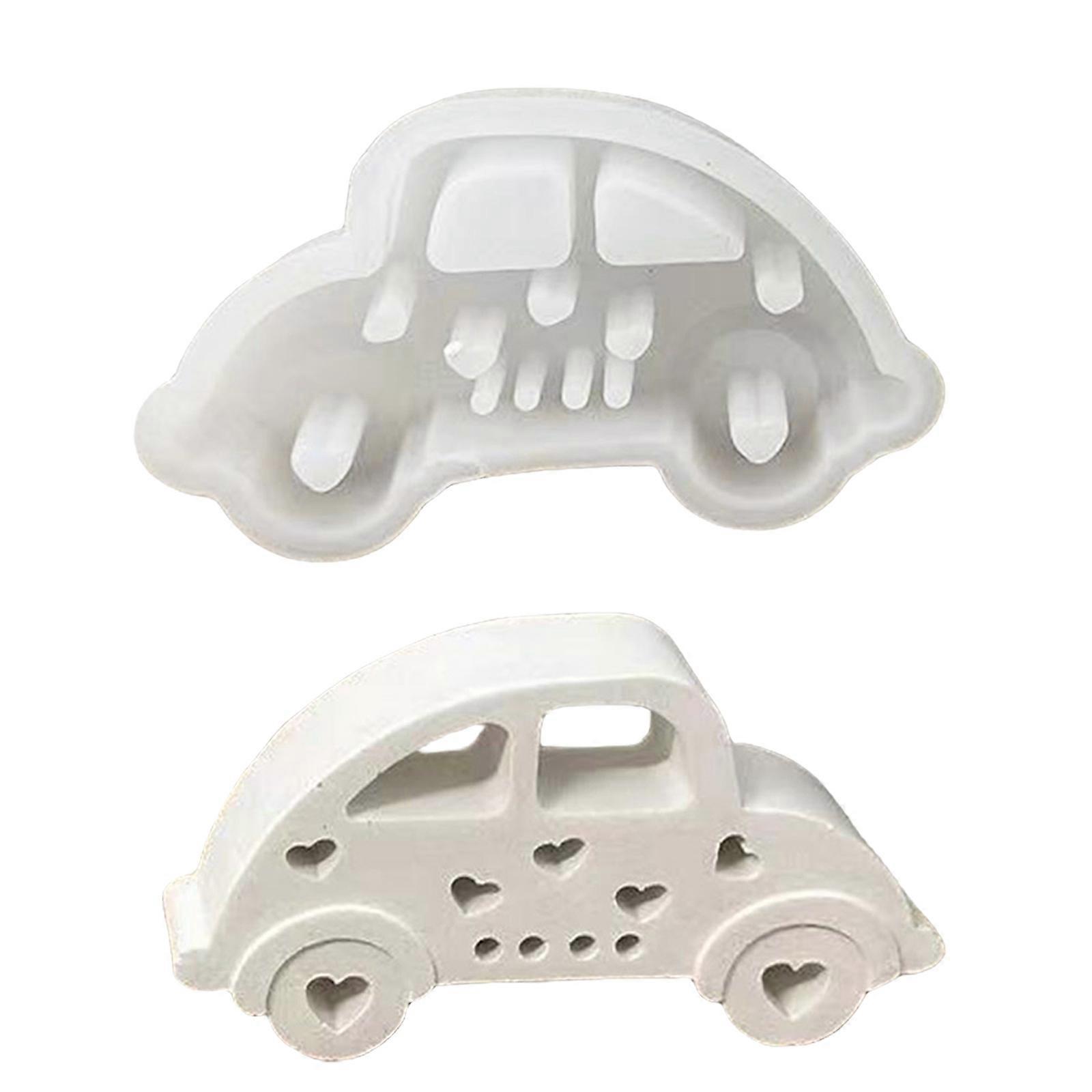 Easy to Use Mold Unique Figurines Moulds Crafts Molds Car Shape Easy Demolding Molds Silicone Texture for Hand-Making