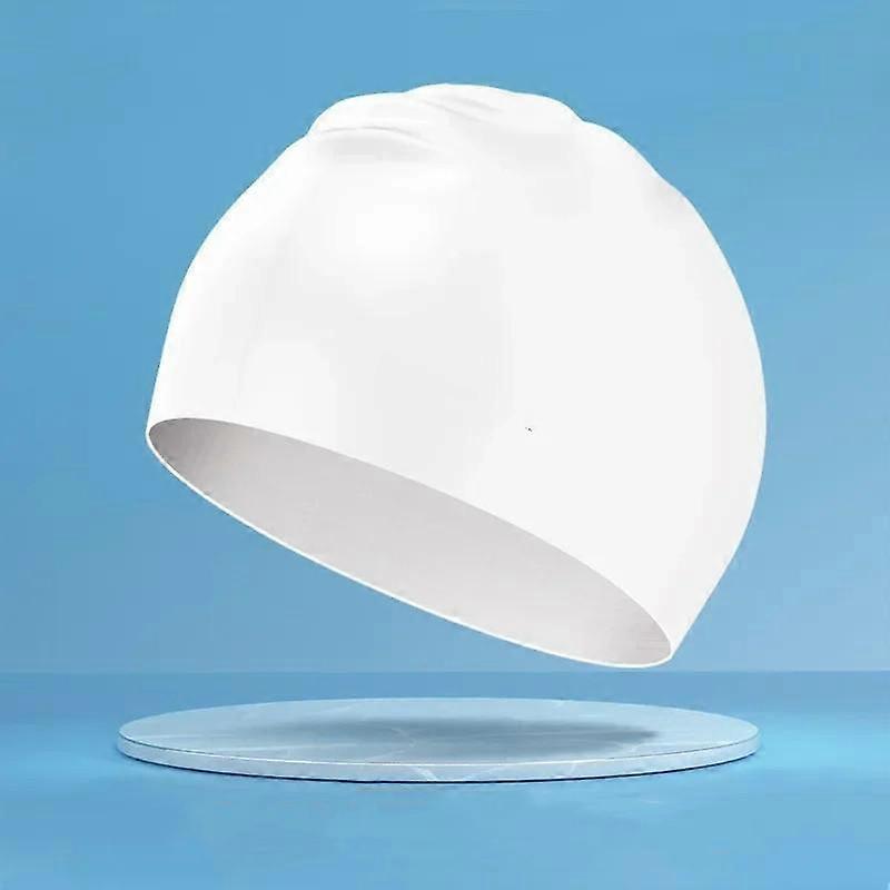Elastic and Soft Silicone Swimming Caps Waterproof Ear Protection Parent Child Swimming Hats Enlarged Swimm Cap Pool Accessories