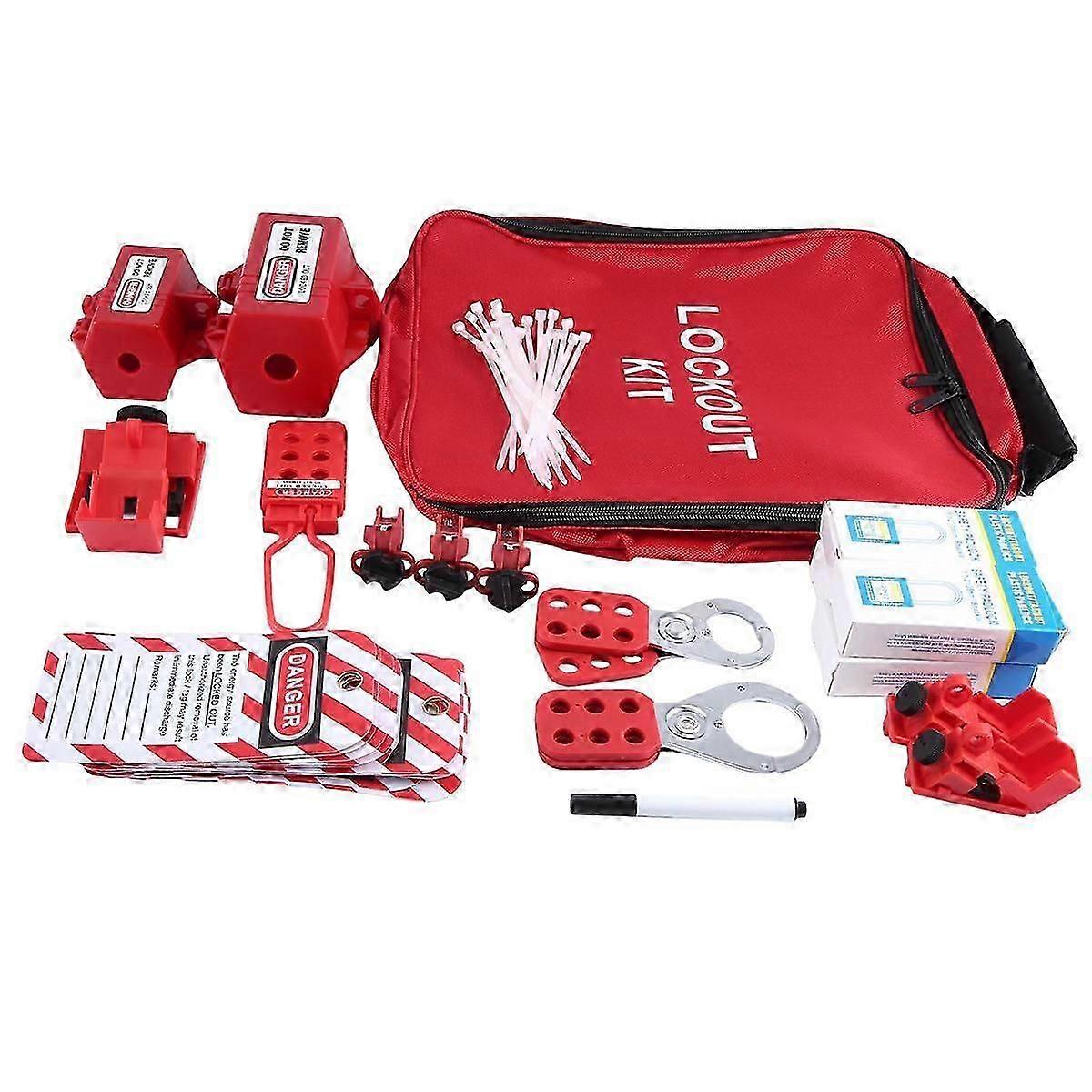 Lockout Tagout Kit,Clamp-On Circuit Breaker Lockout, Safety Padlocks ...