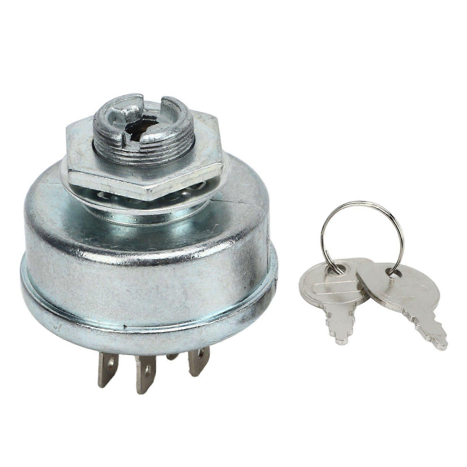 Ignition start switch 365402 metal lawn mower tractor circuit system parts with 2 keys replacement for John Deere