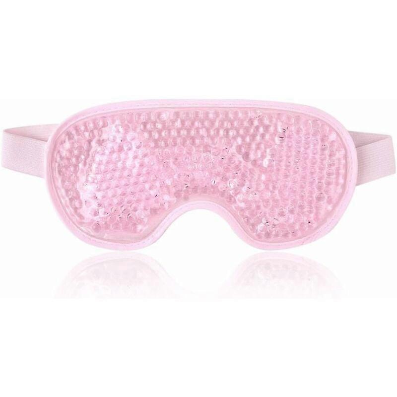 Reusable Hot and Cold Compressed Gel Eye Mask (Pink),