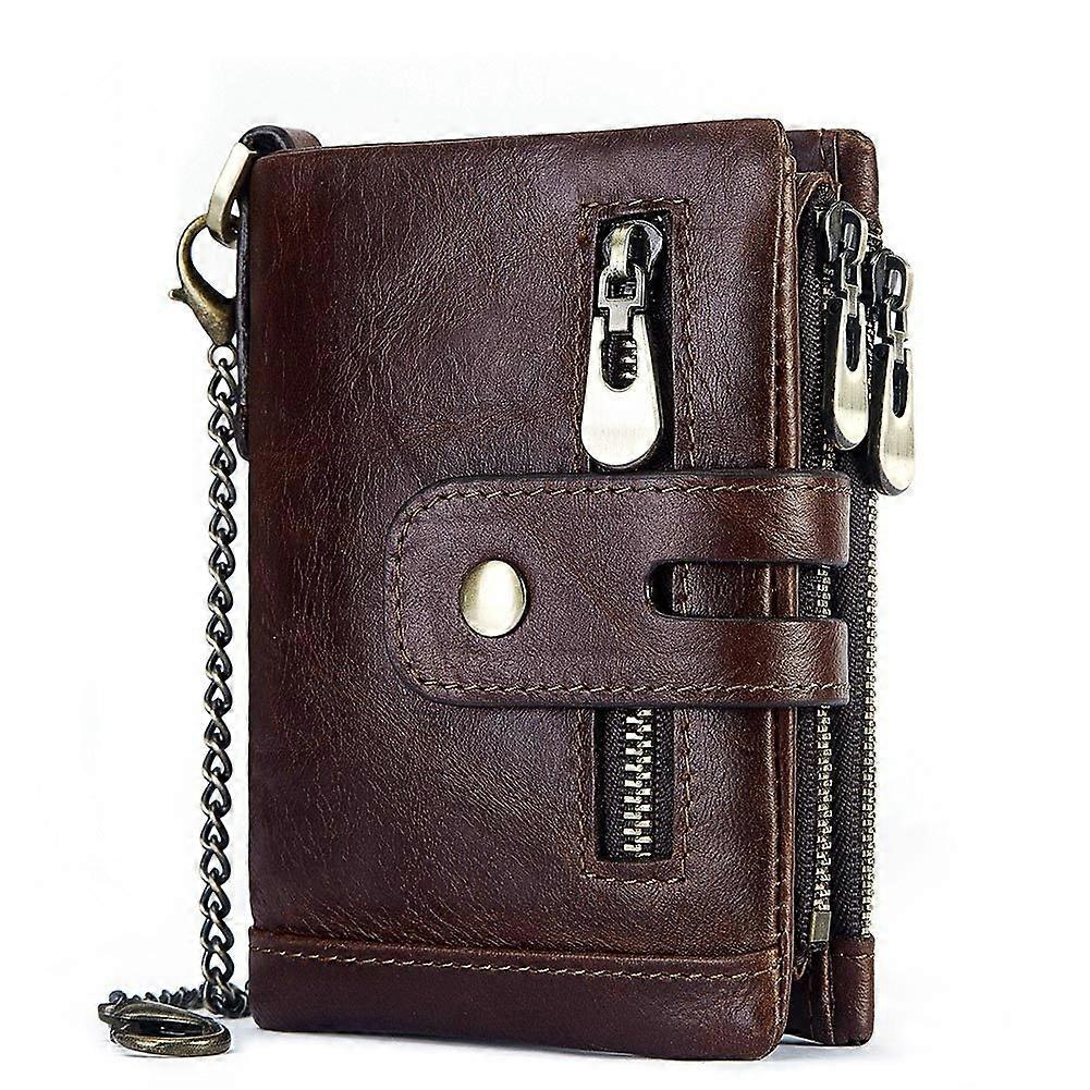 Crazy Horse Leather Men Wallet